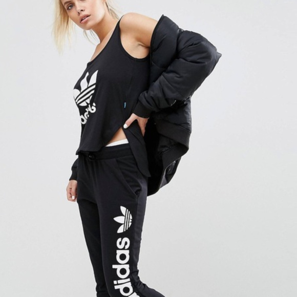 NWT ADIDAS Originals Crop Tank Top - Picture 3 of 8